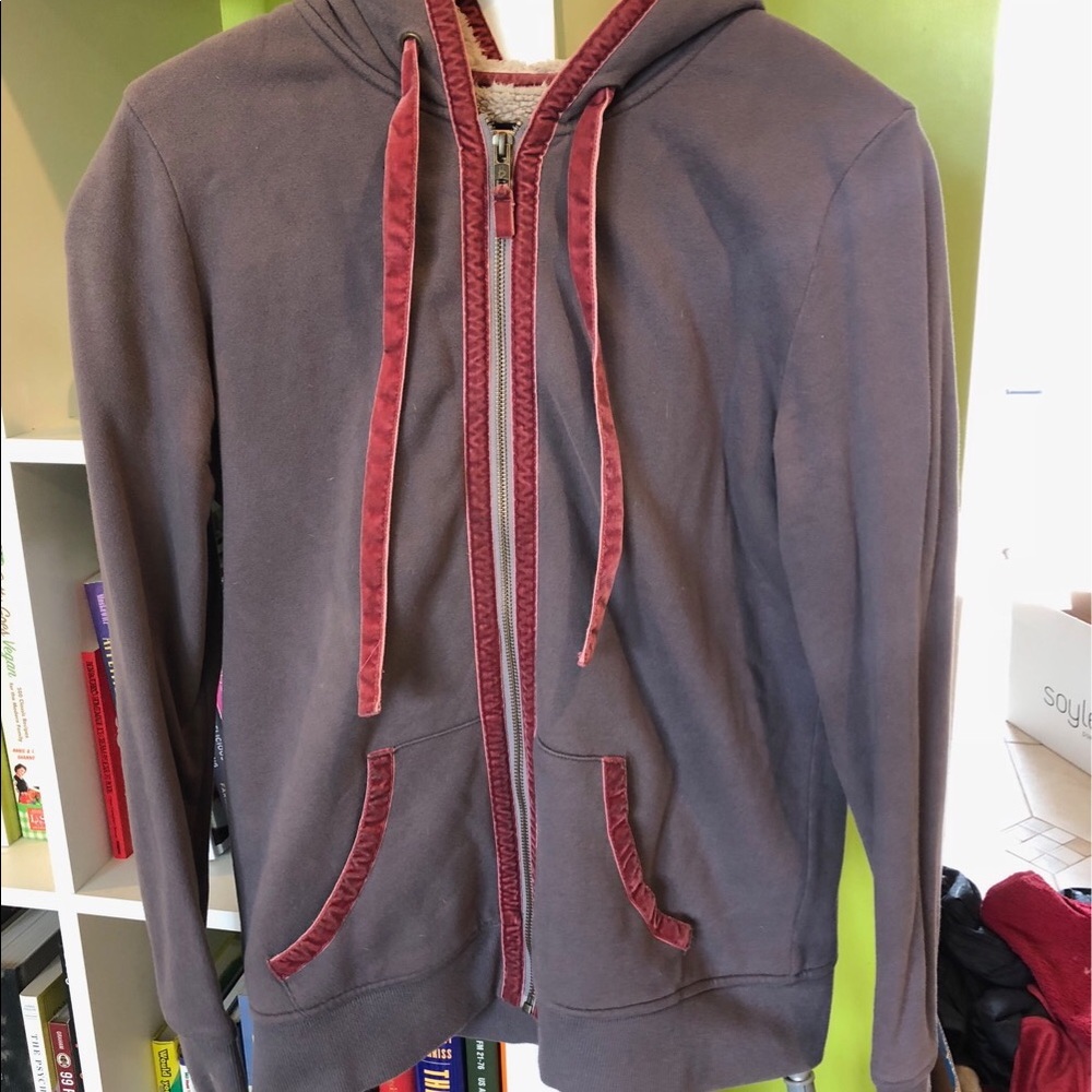 Boden Velvet Lined Hoodie